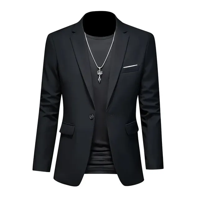 Men's Stylish Single-Breasted Blazer