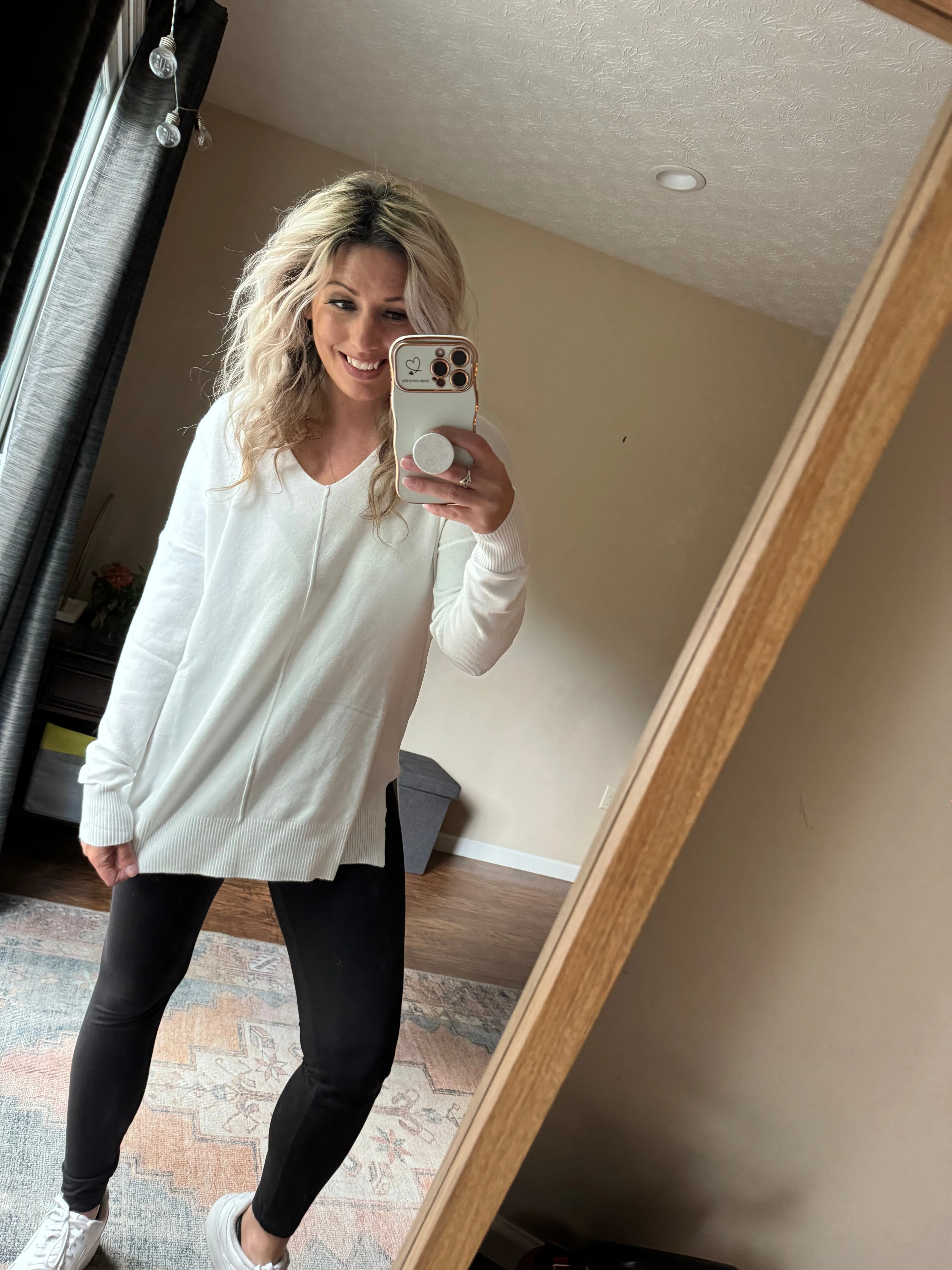 Middle Of The Road Light Sweater
