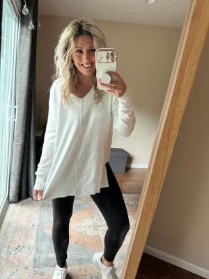 Middle Of The Road Light Sweater