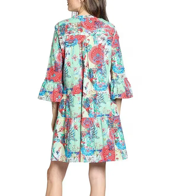 MINT GREEN MULTI DRESS