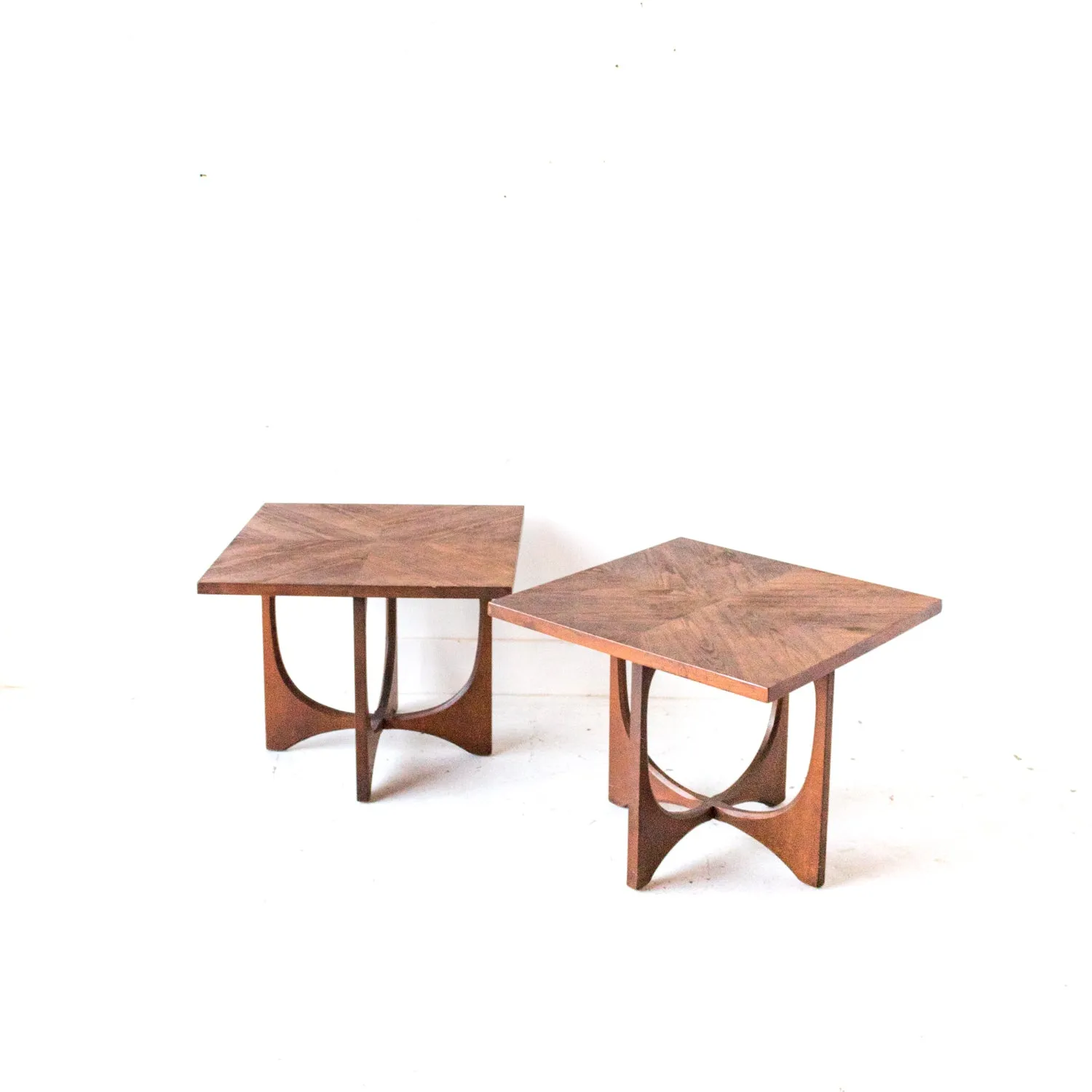 Pair of Broyhill Brasilia End Tables