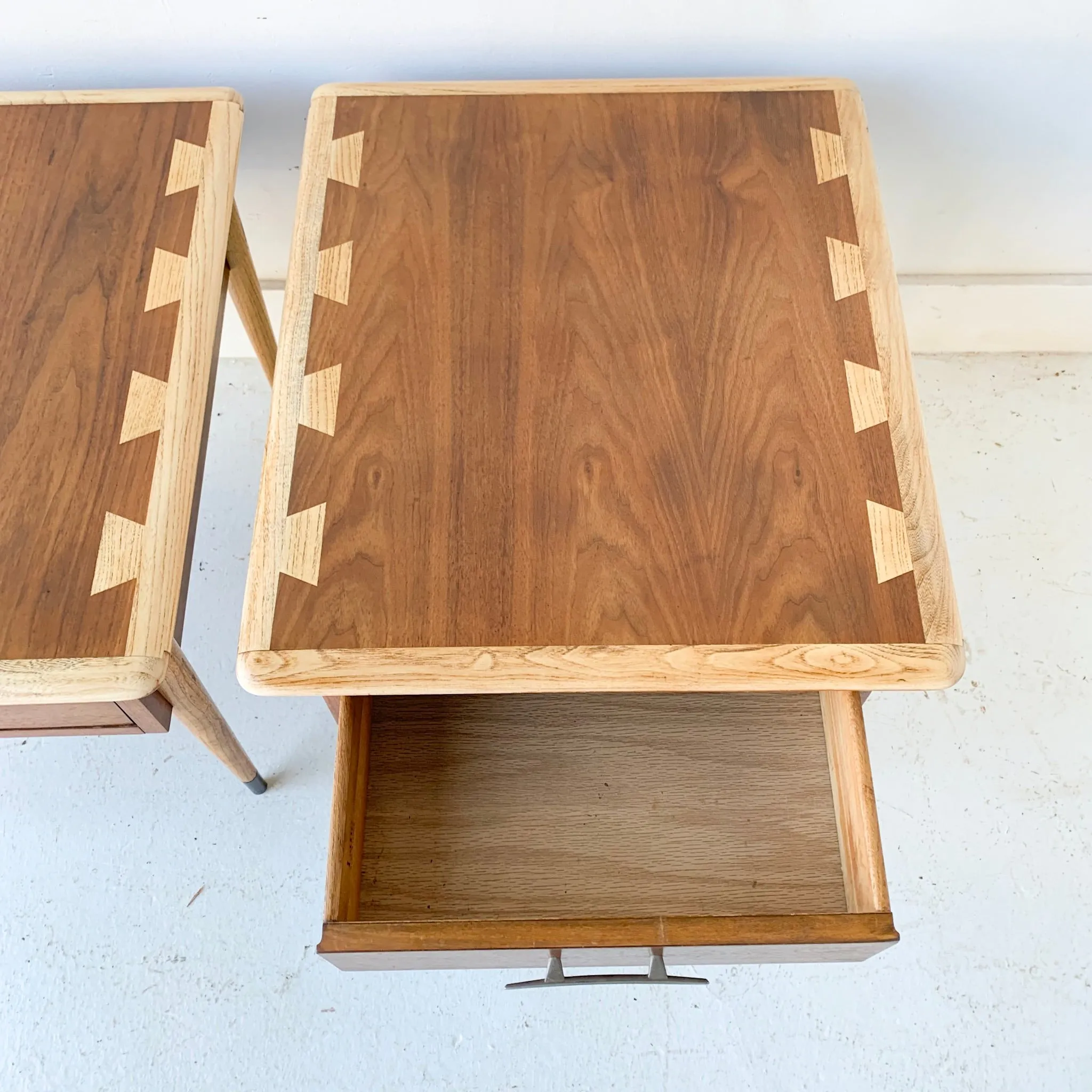 Pair of Mid Century Modern Lane Acclaim End Tables