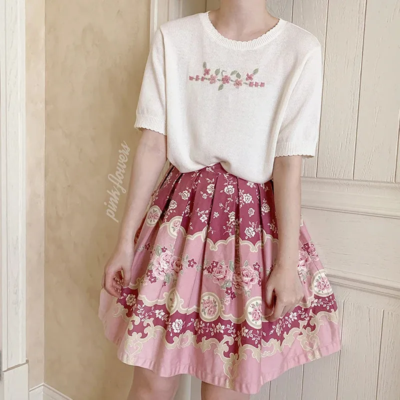 Prairie Flower Embroidered Top