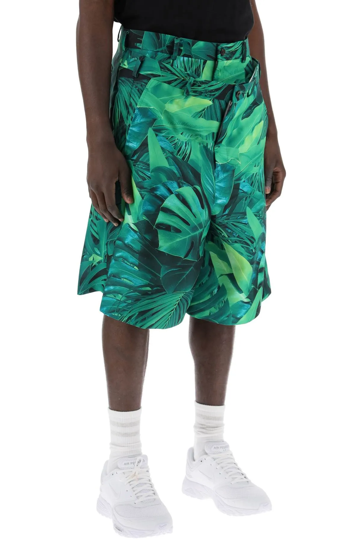 "jungle bermuda with double front layer PM P030 GREEN