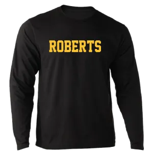 Roberts Black Long Sleeve Middle School Tees