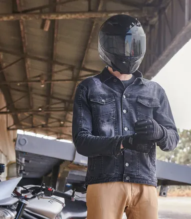 Stylish SGI Chopper Denim Jacket for a Trendy, Casual Look