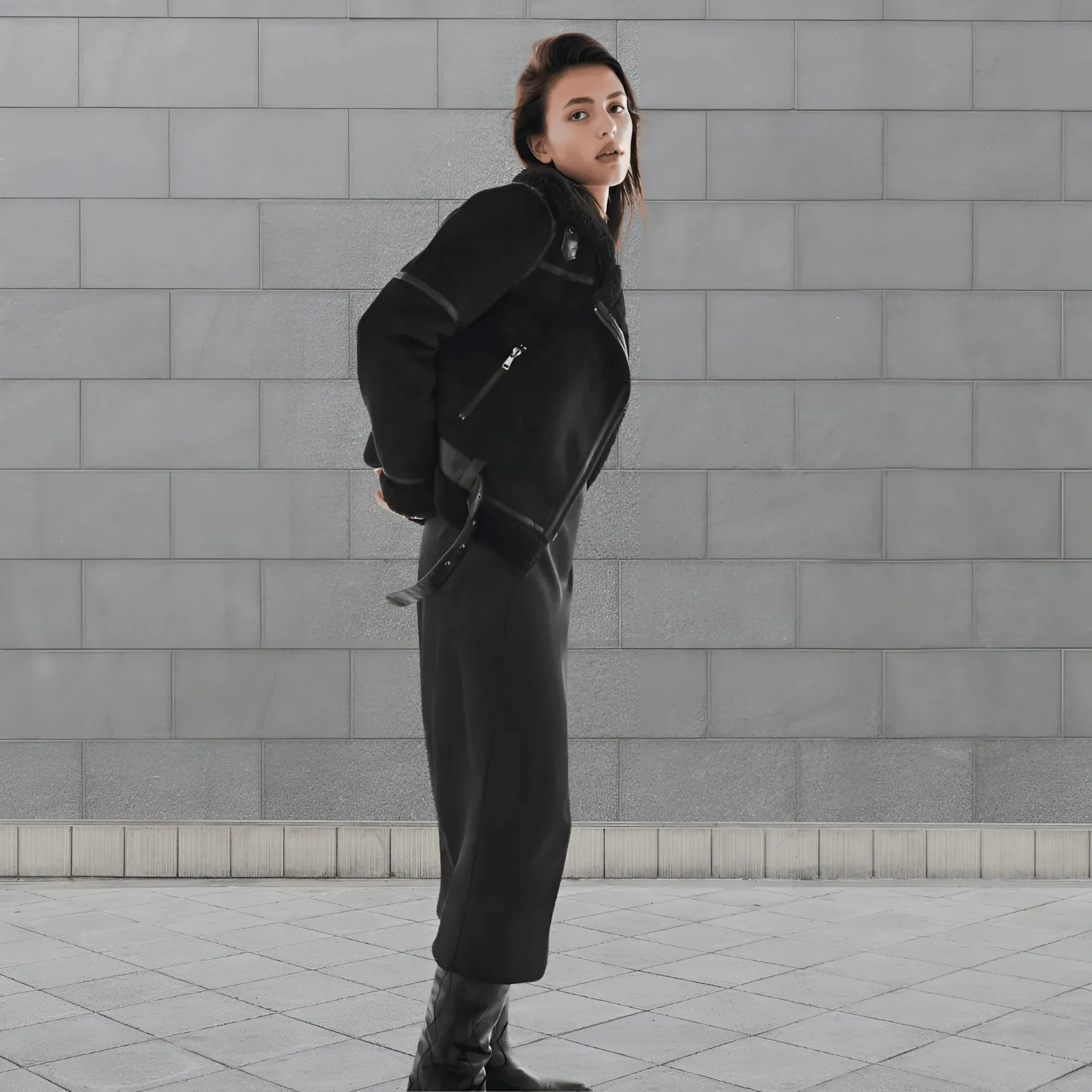 Shearling Suède Jas