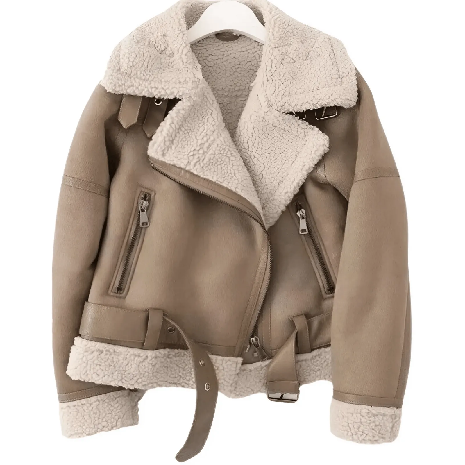 Shearling Suède Jas