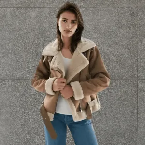 Shearling Suède Jas