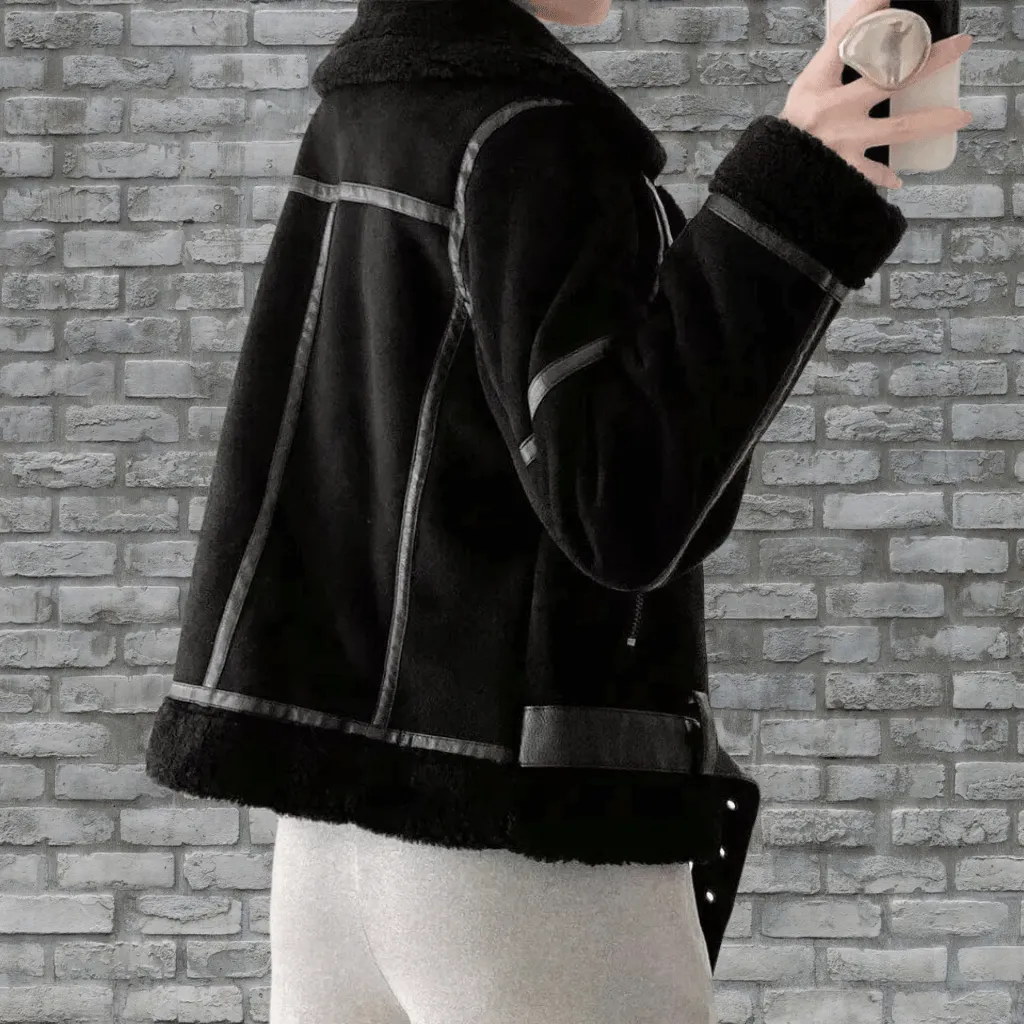 Shearling Suède Jas