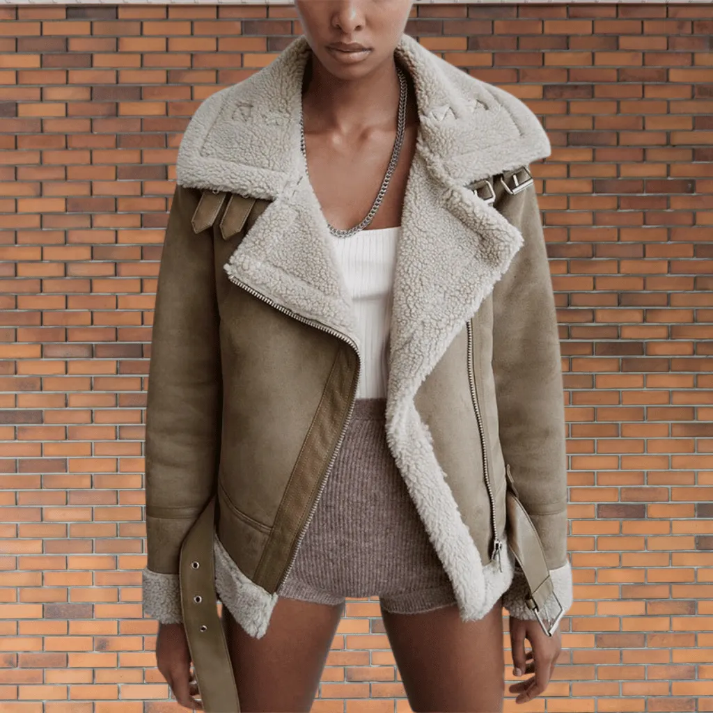 Shearling Suède Jas