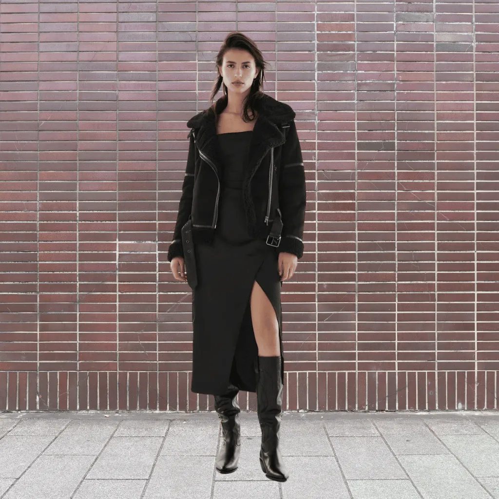 Shearling Suède Jas