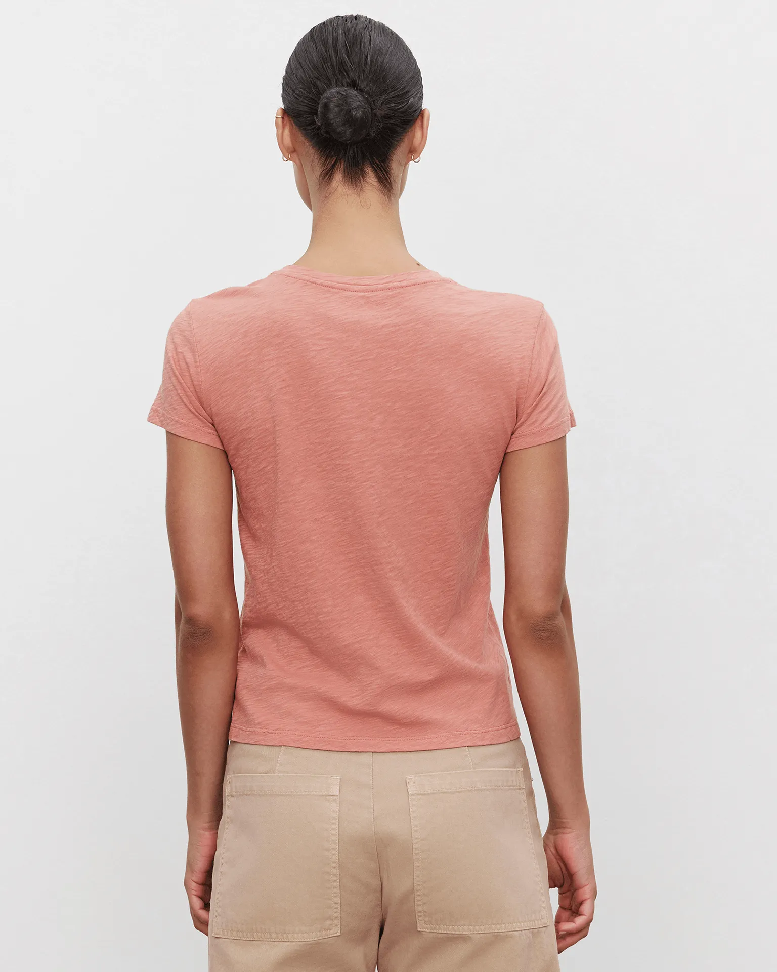 Sierra S/S Crew Neck Top in Roseberry