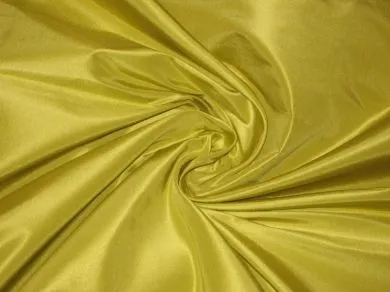 SILK TAFFETA FABRIC 60" wide Lime Green colour 5.65 yards [1497]