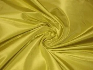 SILK TAFFETA FABRIC 60" wide Lime Green colour 5.65 yards [1497]
