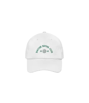 Soccer Social Club Cap in White