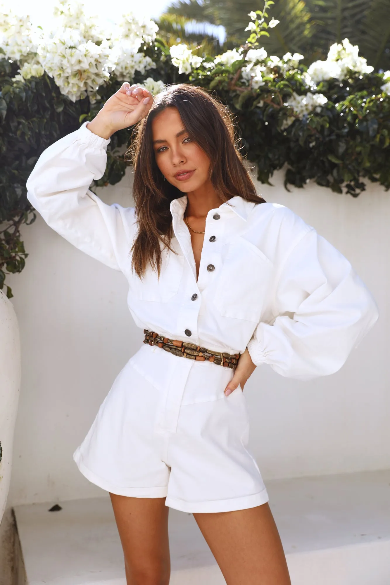 Sonoran Romper White