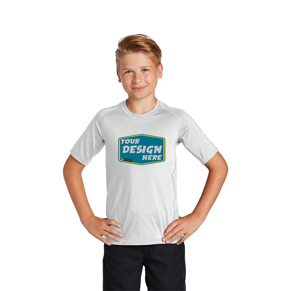 SPORT-TEK Custom Unisex  Youth Rashguard Tee