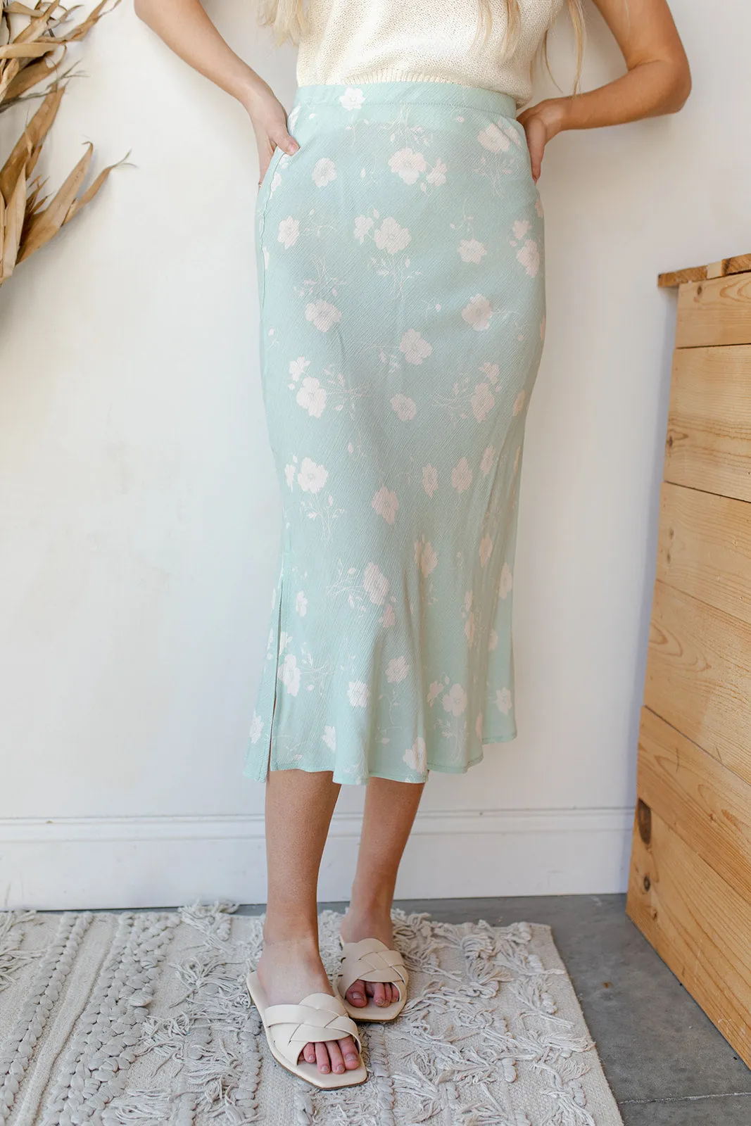 time for spring middy skirt