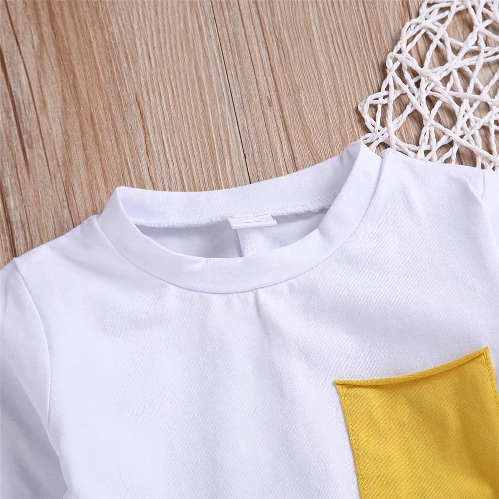 Toddler Boys Long Sleeve Casual Top & Pants Cheap Baby Clothes In Bulk