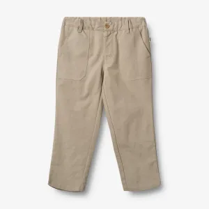 Trousers Egon - beige stone