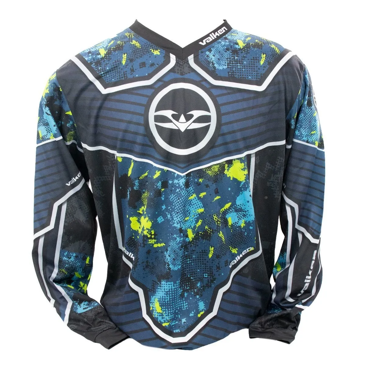 Valken Fate GFX Jersey - Green Abstract