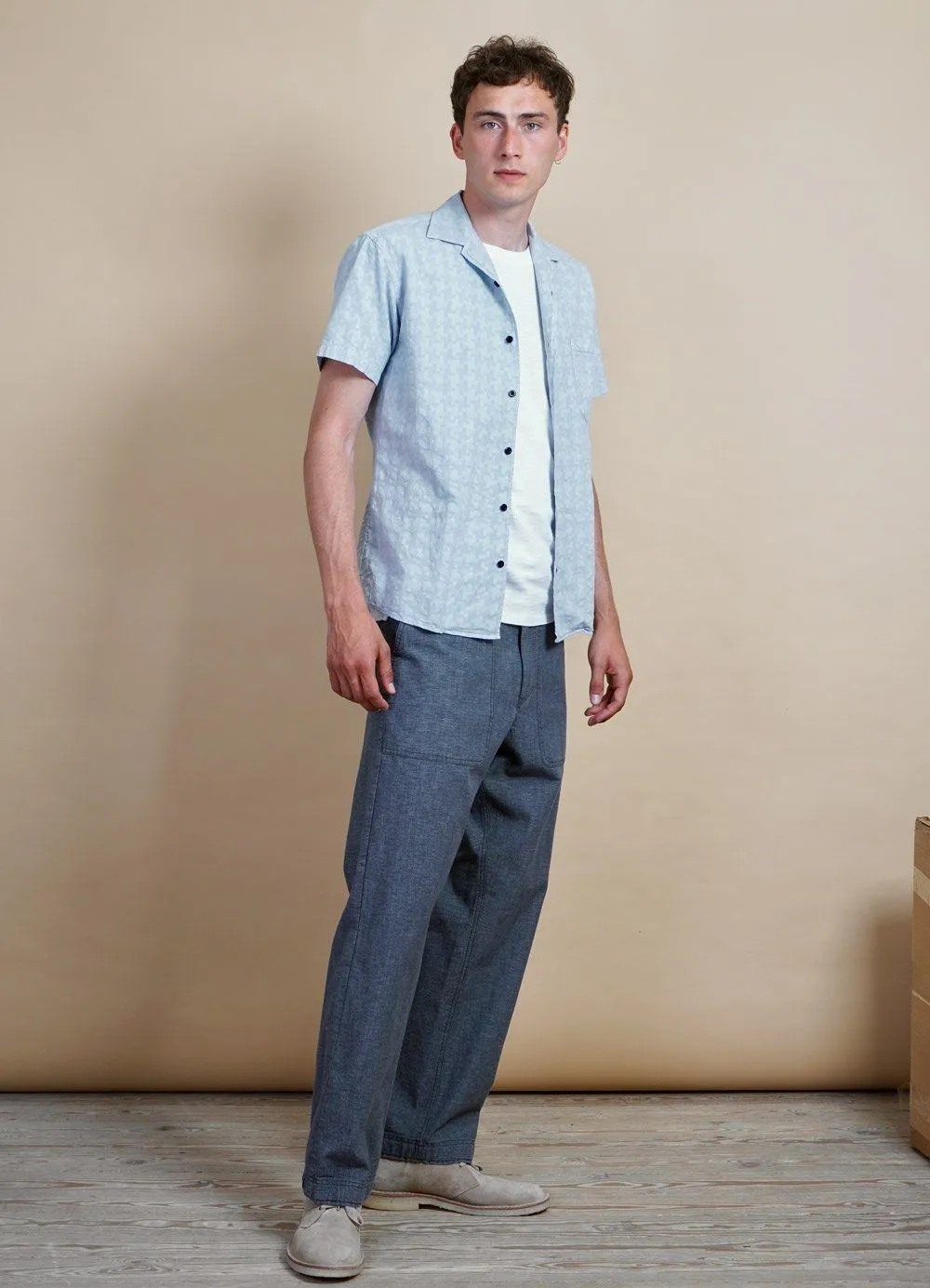 VILLE | Loose Fit Trousers | Stone