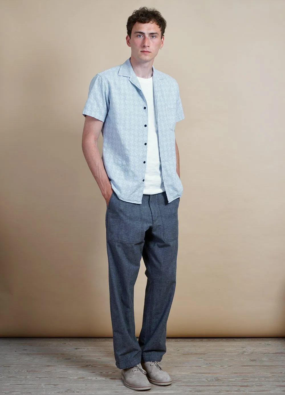 VILLE | Loose Fit Trousers | Stone