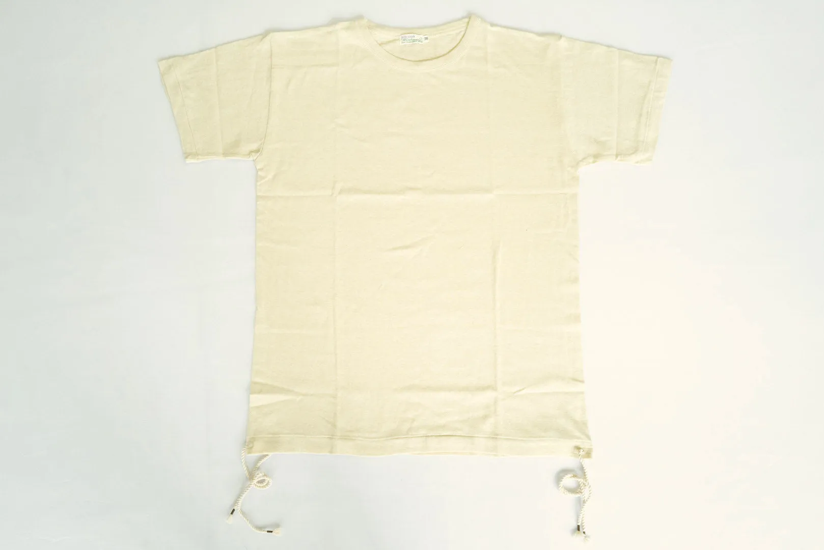 Warehouse 5oz USN "Skivvy" Loopwheeled Tee (Beige)
