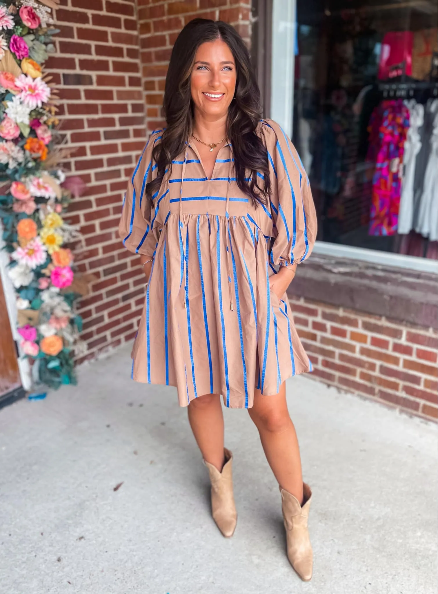 With Grace Dress - Mocha