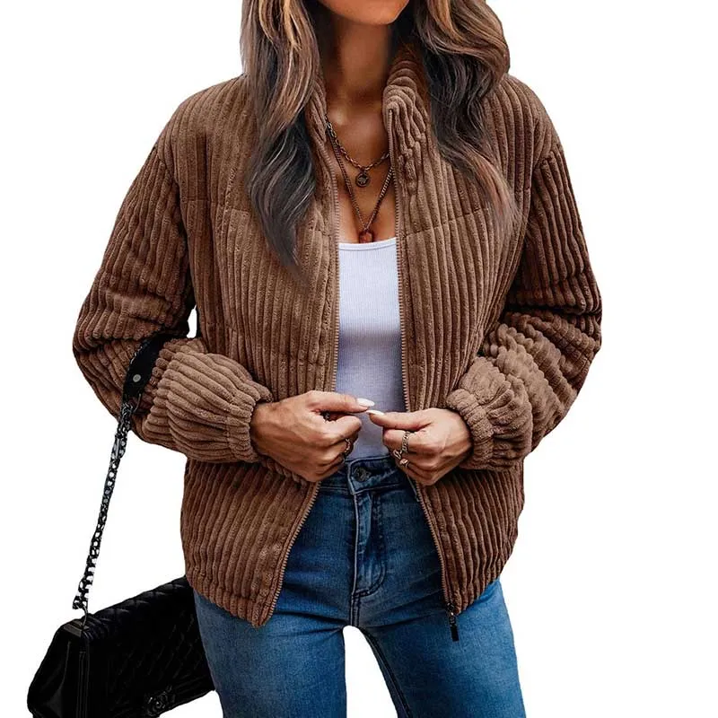 Women's clothing with cashmere long sleeve fashionable coat