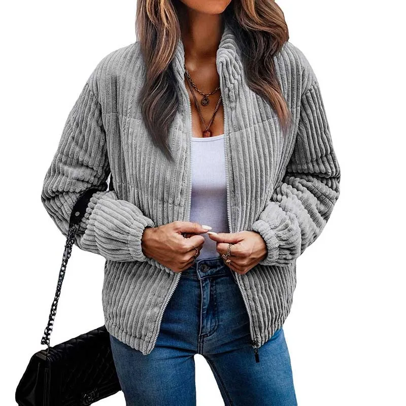 Women's clothing with cashmere long sleeve fashionable coat