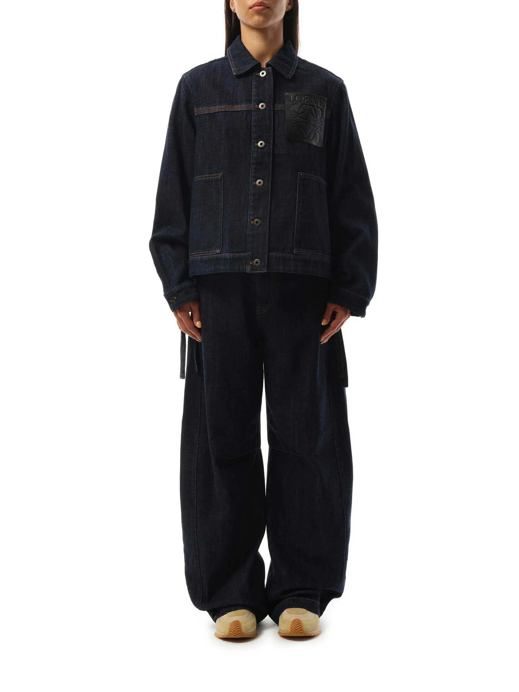 Workwear Jacket in Indigo Blue