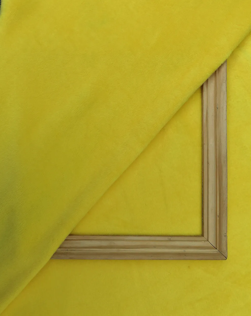YELLOW ARTIFICIAL FUR FABRIC