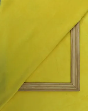 YELLOW ARTIFICIAL FUR FABRIC
