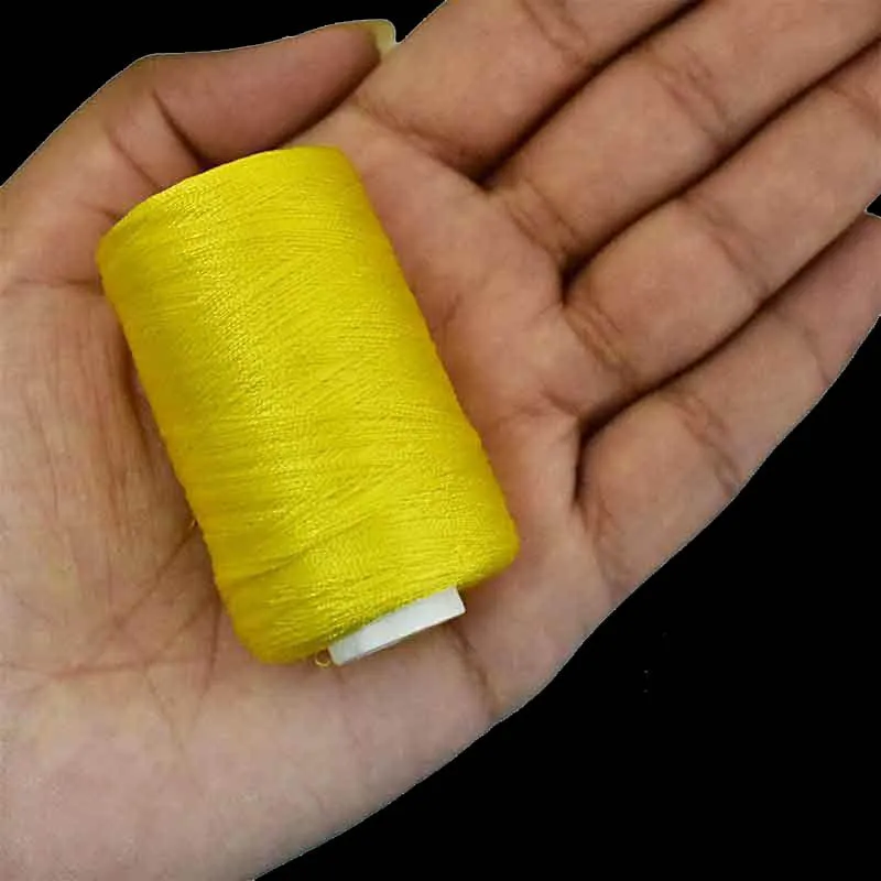Yellow Color Generic Silk Thread
