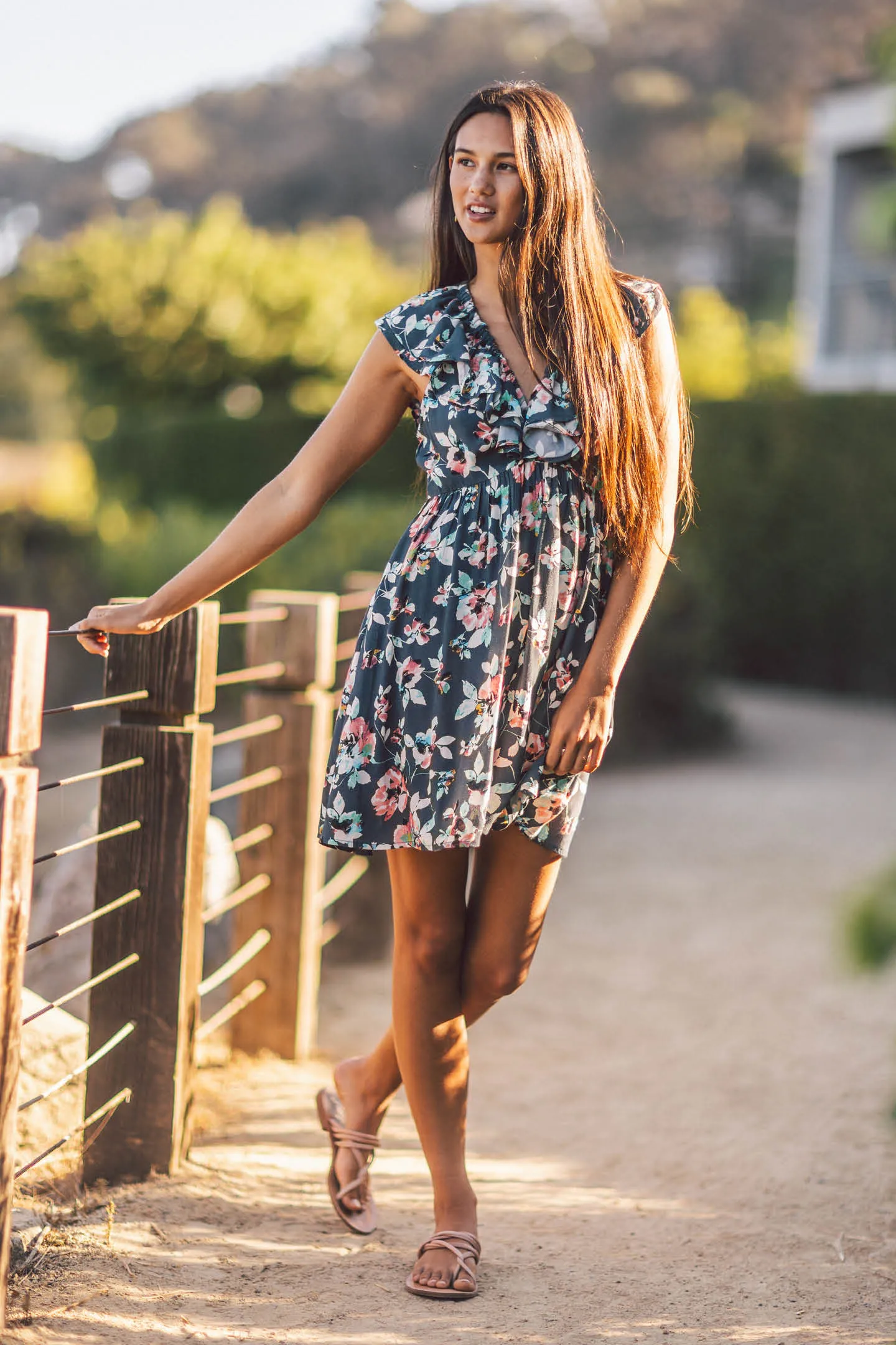 ZAINA MELODY FLORAL DRESS