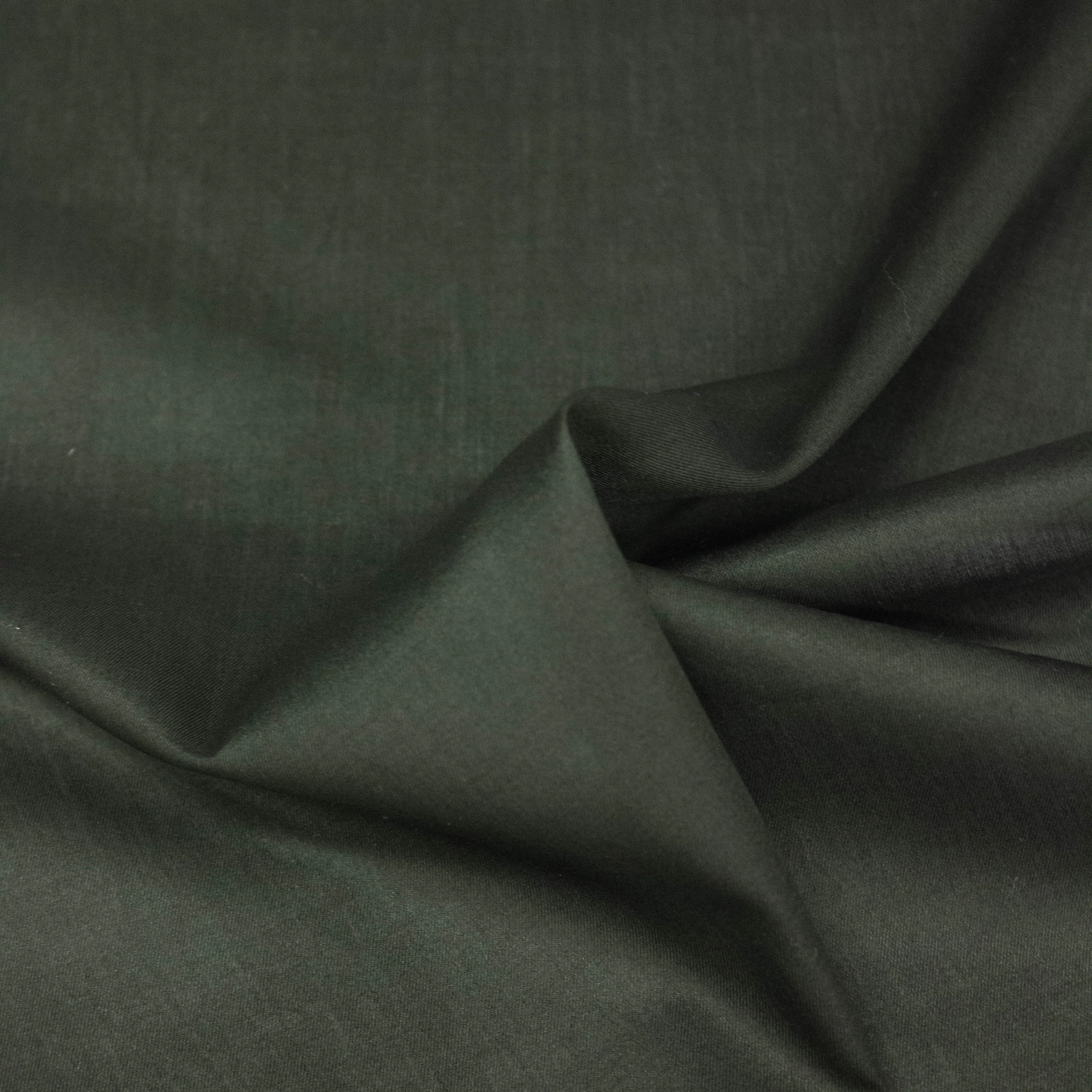 Zana Dark Green Cotton Sateen