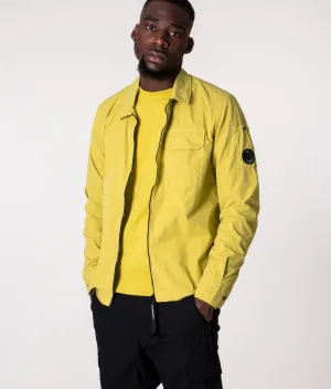 Zip Through Gabardine Overshirt