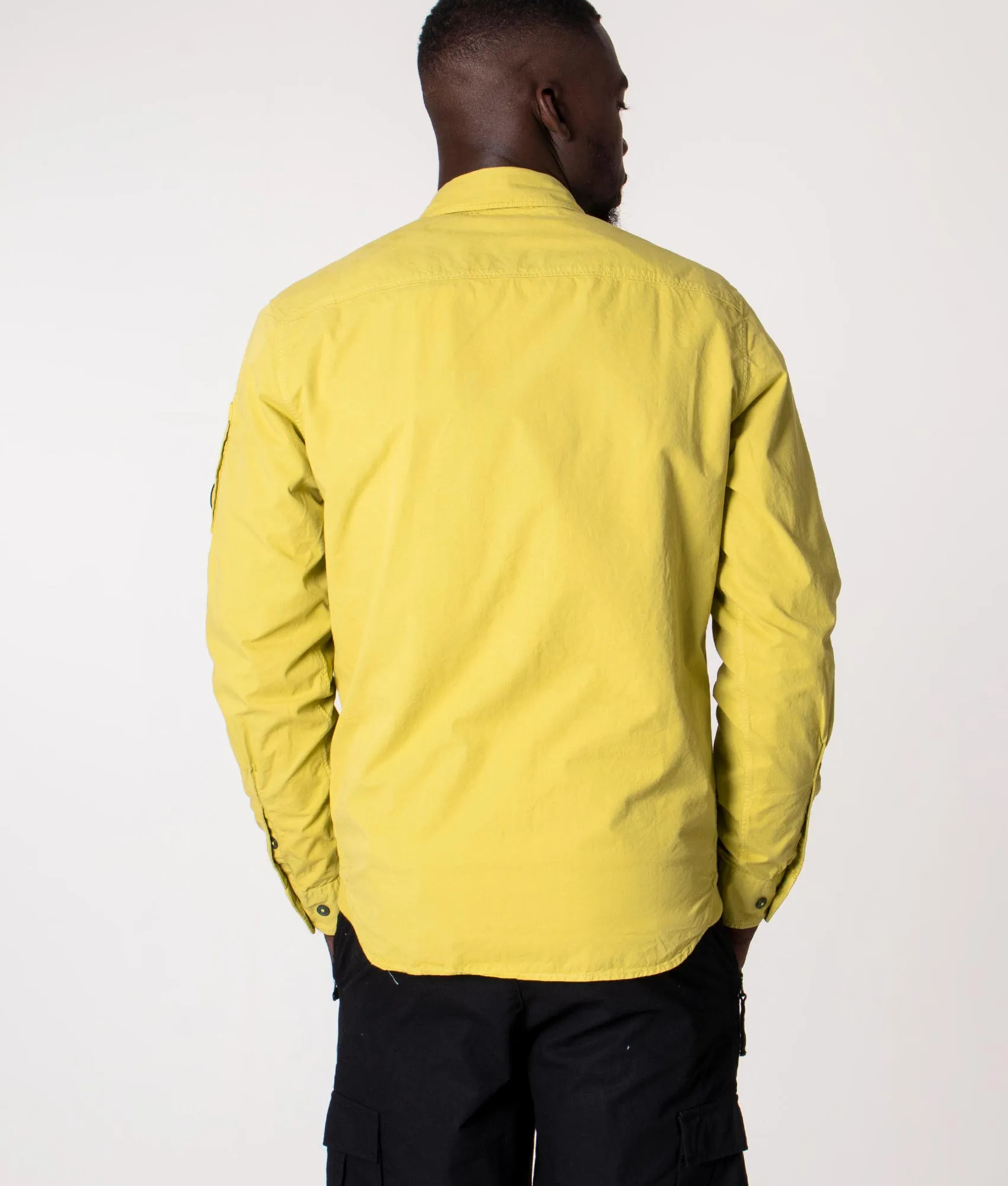 Zip Through Gabardine Overshirt
